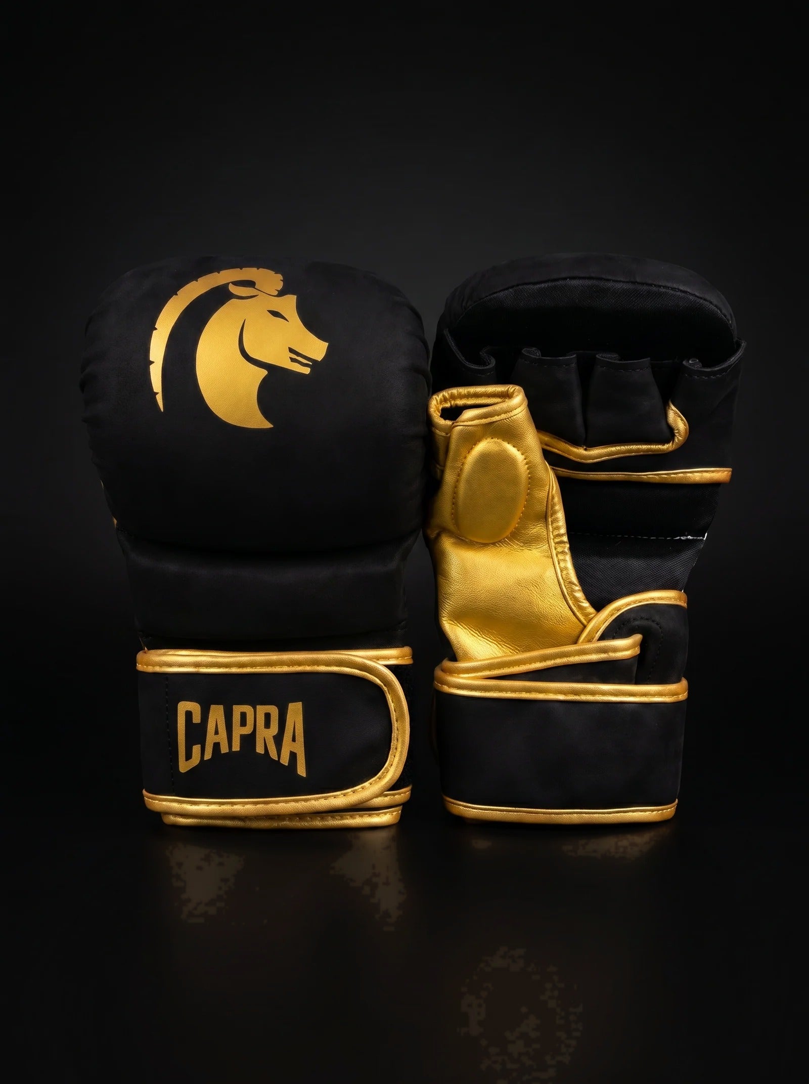 CAPRA MMA Sparring Gloves - Gold Edition
