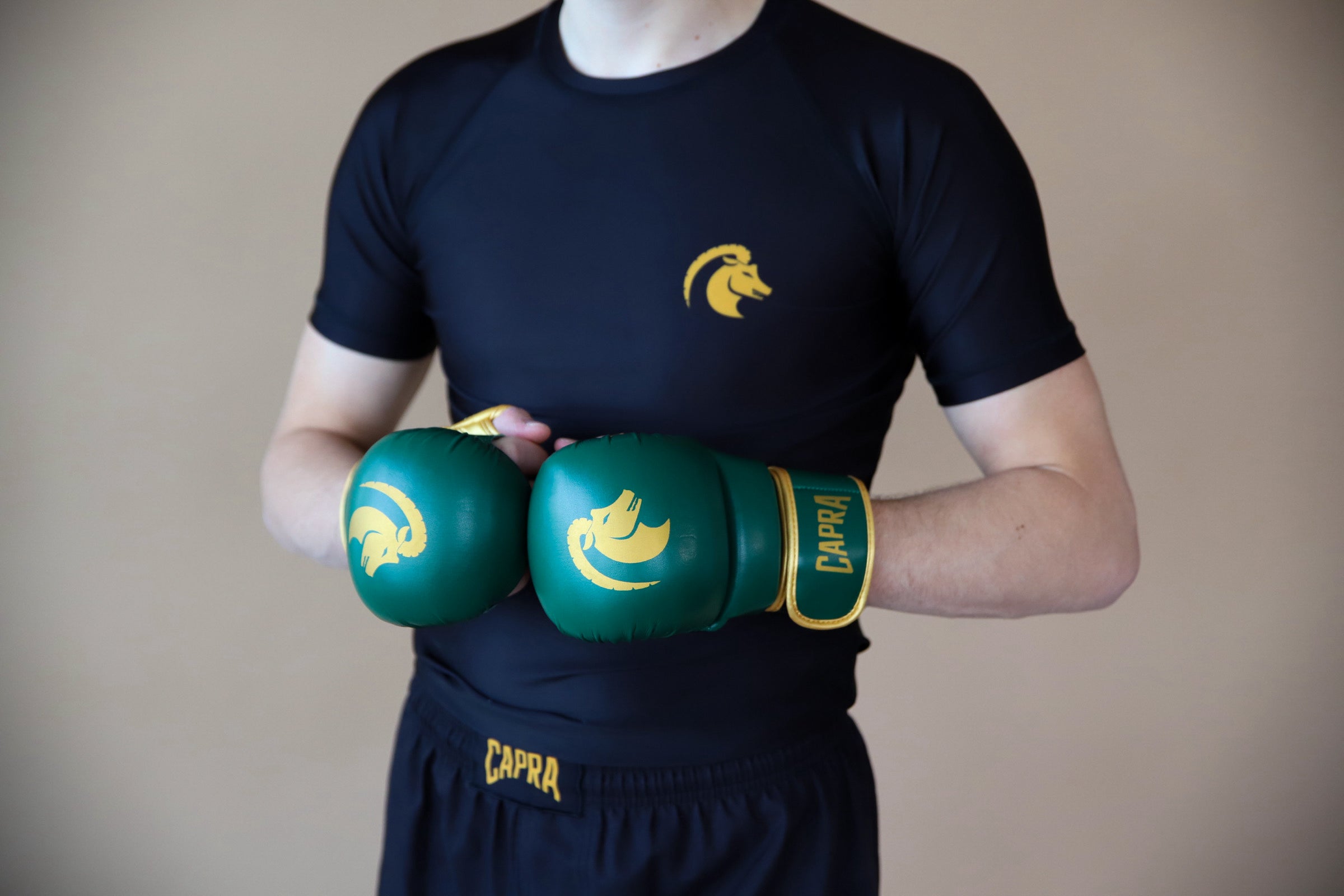 CAPRA MMA Sparring Gloves - Gold Edition