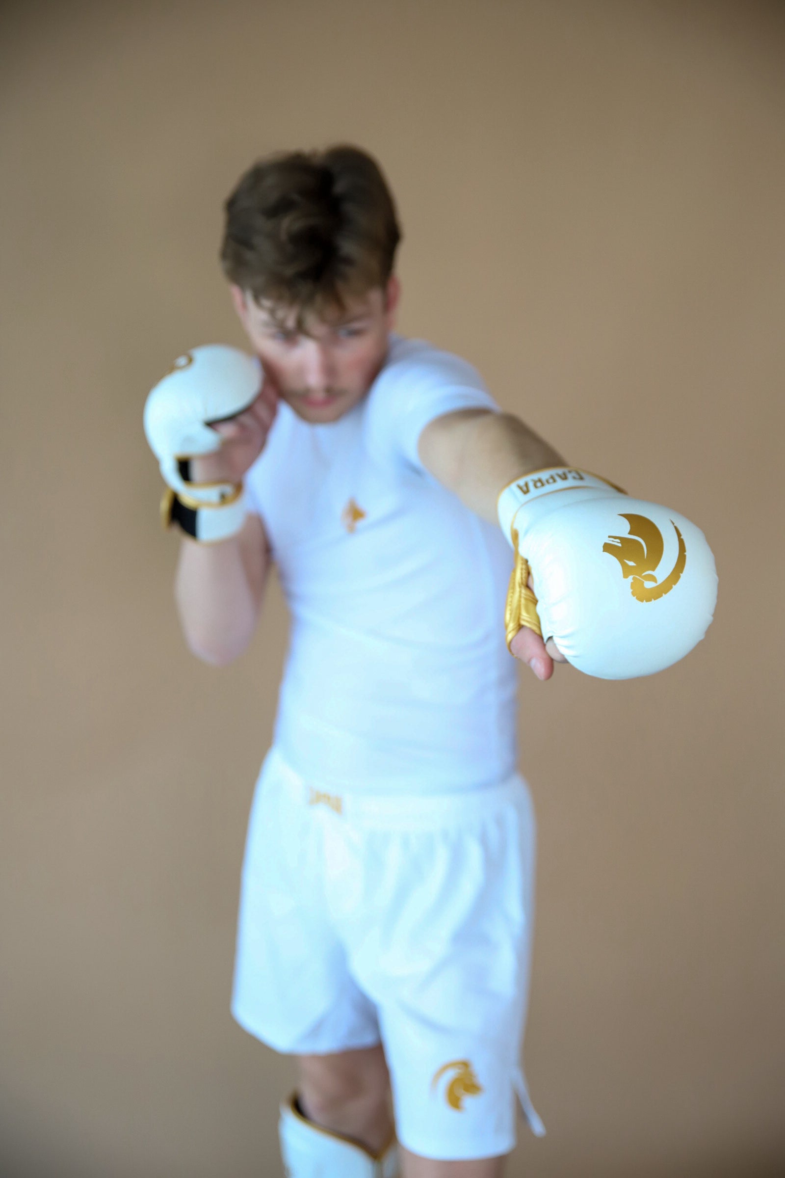 CAPRA MMA Sparring Gloves - Gold Edition