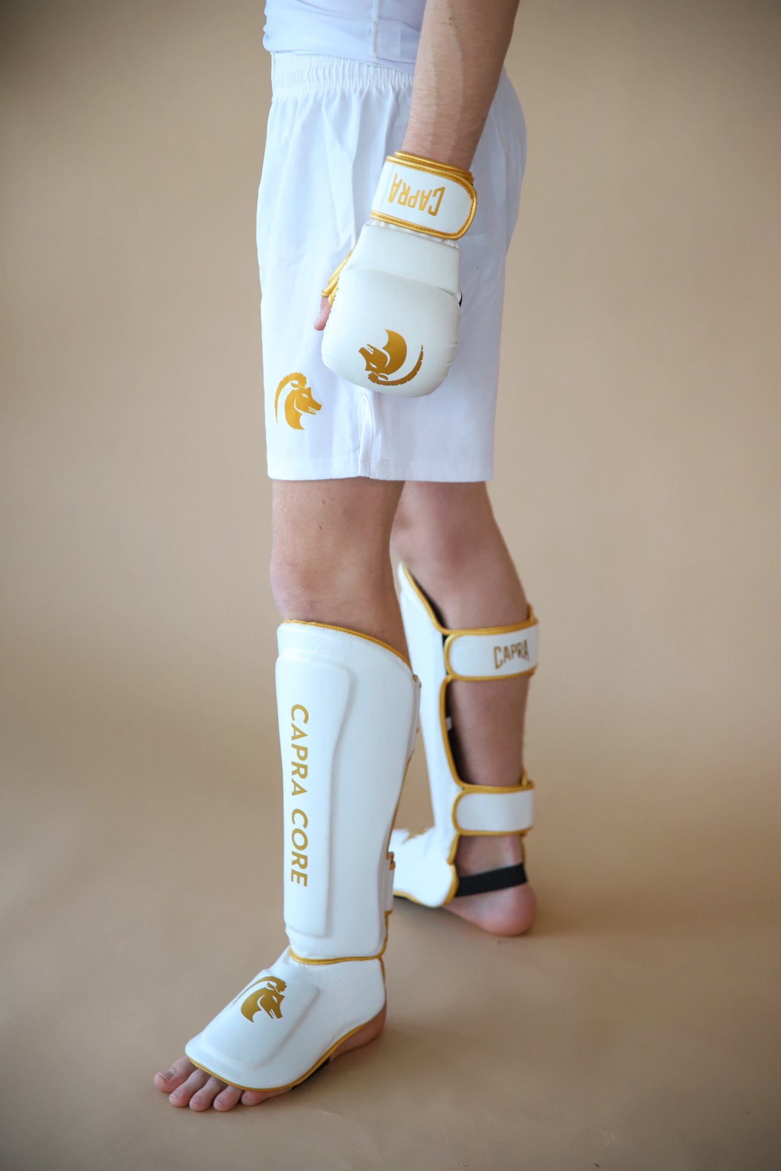 CAPRA MMA Sparring Gloves - Gold Edition